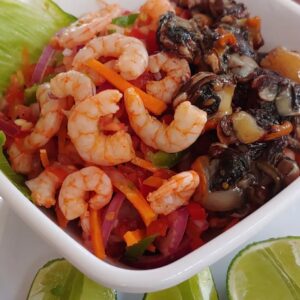 Coctel Mixto Conchas y Camarones